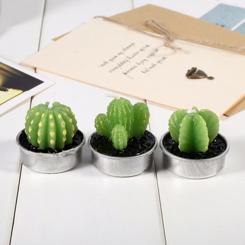 Cactus Shape Candles