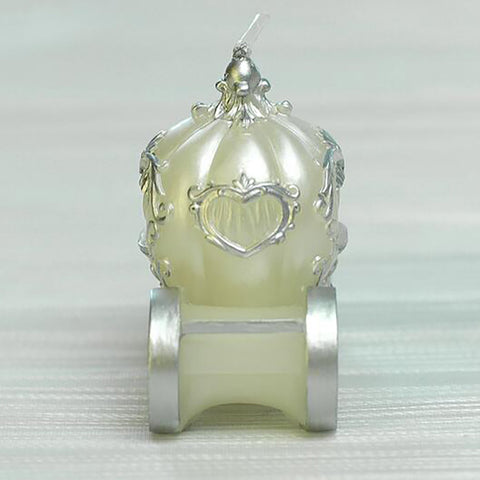 Pumpkin Carriage Shaped Candle