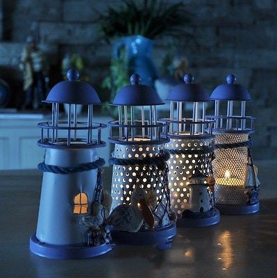 Mediterranean House Candle Holder