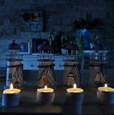 Mediterranean House Candle Holder
