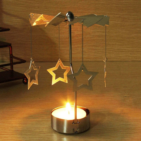 Carousel Tea Light Stand Candle Holder