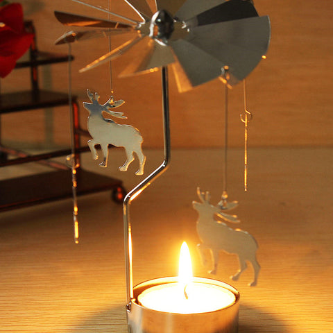 Carousel Tea Light Stand Candle Holder