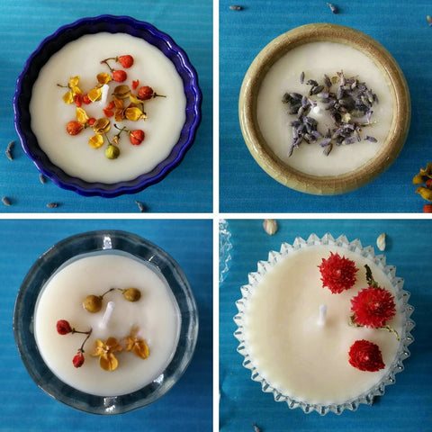 Decorative Flowers for DIY Candles