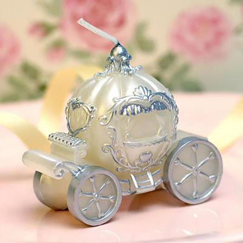 Pumpkin Carriage Shaped Candle