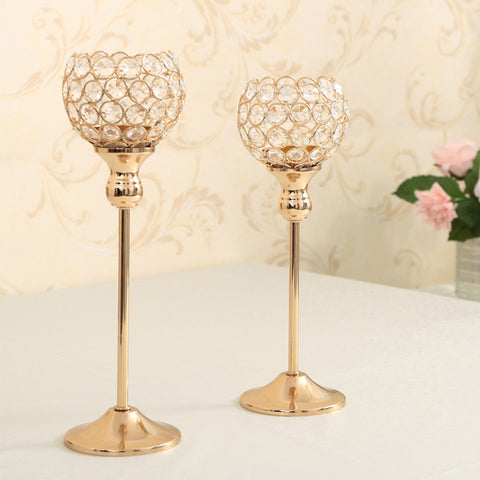 Crystal Candle Holder Stand