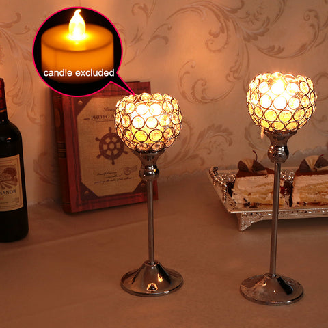 Crystal Candle Holder Stand