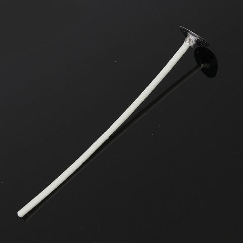 Waxed Candle Wick with Sustainer Tab