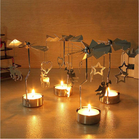 Carousel Tea Light Stand Candle Holder