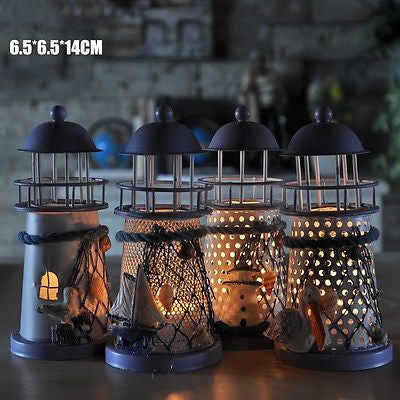 Mediterranean House Candle Holder